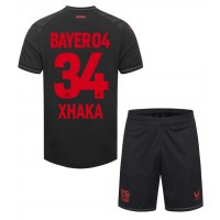 Bayer Leverkusen Granit Xhaka #34 Hemmatröja Barn 2023-24 Kortärmad (+ Korta byxor)